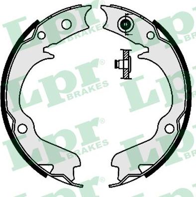 LPR 08360 - Brake Shoe Set, parking brake parts5.com