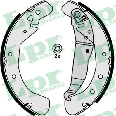 LPR 08210 - Brake Shoe Set parts5.com