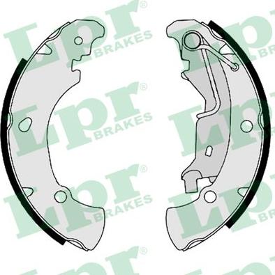 LPR 08770 - Brake Shoe Set parts5.com