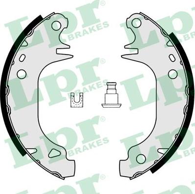 LPR 02900 - Set saboti frana parts5.com