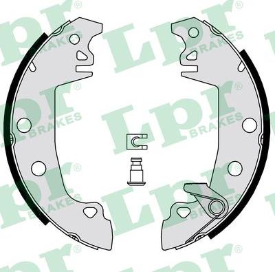 LPR 07520 - Garnitura zavorne celjusti parts5.com