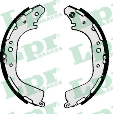 LPR 07040 - Brake Shoe Set parts5.com