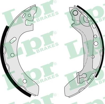 LPR 07155 - Set saboti frana parts5.com