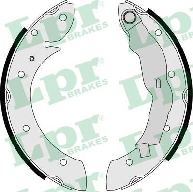 LPR 07135 - Fékpofakészlet parts5.com