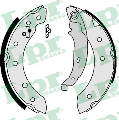 LPR 07130 - Brake Shoe Set parts5.com