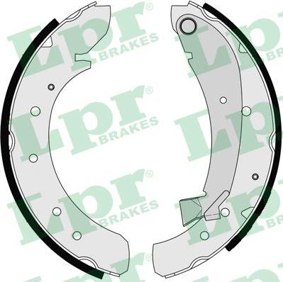 LPR 07120 - Fékpofakészlet parts5.com