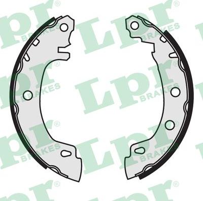 LPR 07170 - Fékpofakészlet parts5.com