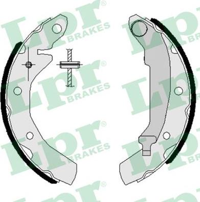 LPR 07260 - Brake Shoe Set parts5.com