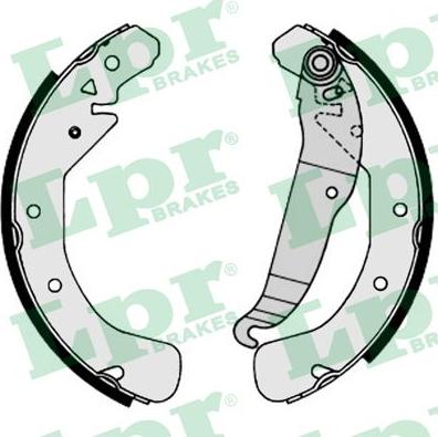 LPR 07200 - Fékpofakészlet parts5.com