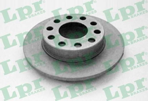 LPR A1007PR - Tarcza hamulcowa parts5.com