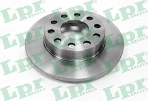 LPR A1007P - Tarcza hamulcowa parts5.com