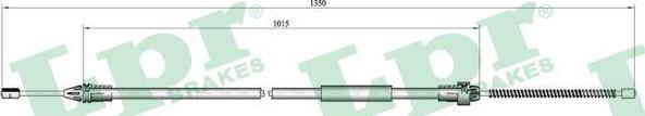 LPR C0685B - Cable, parking brake parts5.com