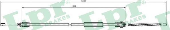 LPR C0683B - Жило, ръчна спирачка parts5.com