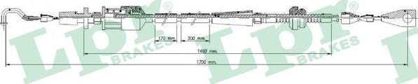 LPR C0013A - Cable del acelerador parts5.com