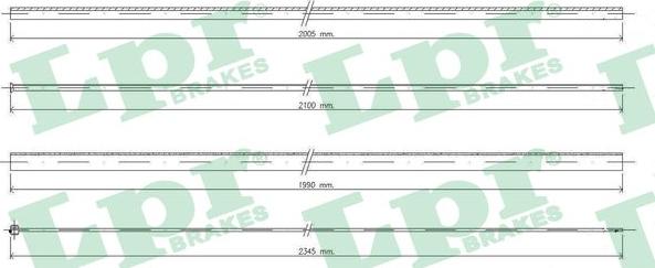 LPR C0036A - Potezna zica za plin (gas) parts5.com