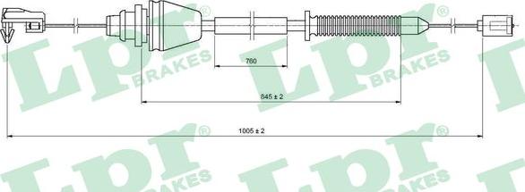 LPR C0148A - Kaasuvaijeri parts5.com