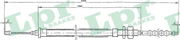 LPR C0111B - Cable, parking brake parts5.com