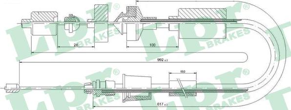 LPR C0202C - Tross,sidurikasutus parts5.com