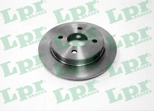 LPR F1161P - Brzdový kotouč parts5.com