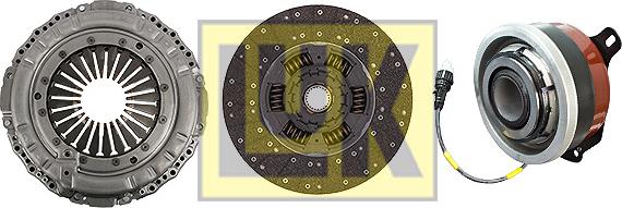 LUK 643 3455 33 - Комплект съединител parts5.com