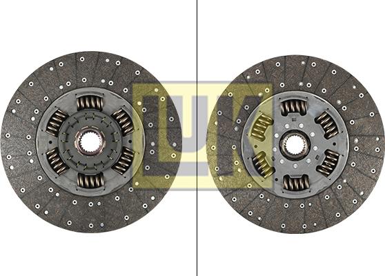 LUK 343 0256 10 - Disc ambreiaj parts5.com