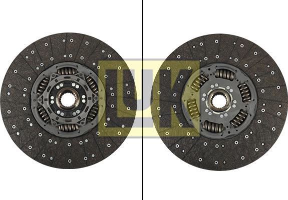 LUK 343 0203 10 - Kuplungtárcsa parts5.com