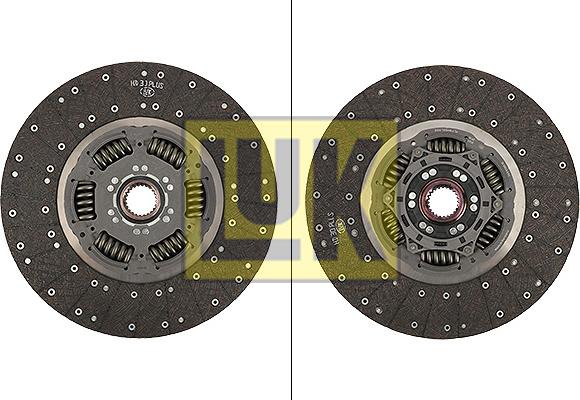 LUK 343 0285 10 - Disc ambreiaj parts5.com