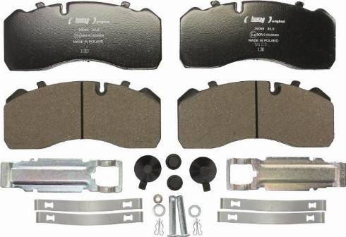 Lumag 29095 00 901 10 - Set placute frana,frana disc parts5.com