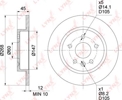 KRAFT AUTOMOTIVE 6051662 - Zavorni kolut parts5.com