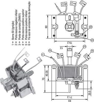 Magneti Marelli 940113050337 - Solenoid, electromotor parts5.com