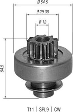 Magneti Marelli 940113020347 - Pastorek, zaganjalnik parts5.com