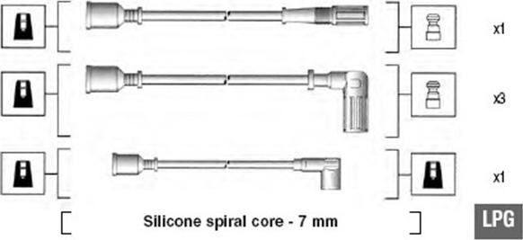 Magneti Marelli 941095620602 - Set cablaj aprinder parts5.com