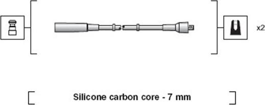 Magneti Marelli 941318111197 - Set cablaj aprinder parts5.com