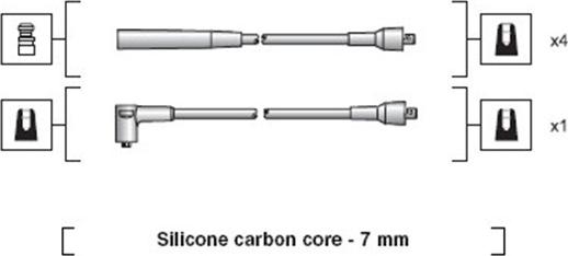 Magneti Marelli 941318111249 - Set cablaj aprinder parts5.com