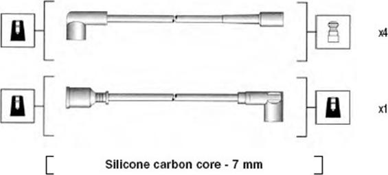 Magneti Marelli 941275020838 - Set cablaj aprinder parts5.com