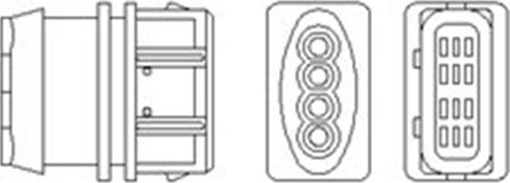 Magneti Marelli 466016355128 - Lambda sensörü parts5.com