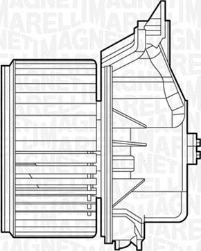 Magneti Marelli 069412528010 - Ventilator, habitaclu parts5.com