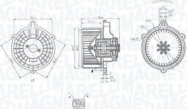 Magneti Marelli 069412352010 - Ventilator notranjega prostora parts5.com