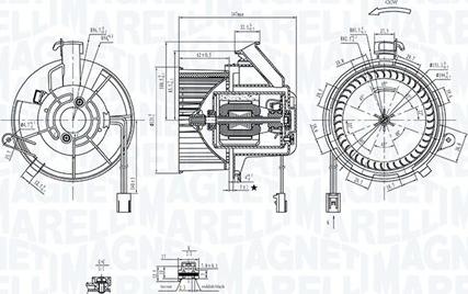 Magneti Marelli 069412290010 - Ventilator unutarnjeg prostora parts5.com