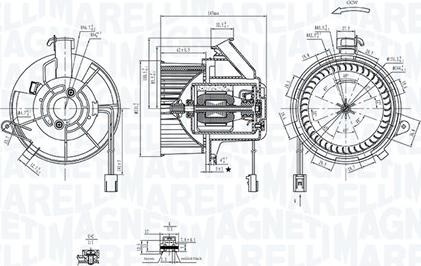 Magneti Marelli 069412290010 - Utastér-ventilátor parts5.com