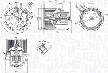 Magneti Marelli 069412247010 - Ventilator notranjega prostora parts5.com