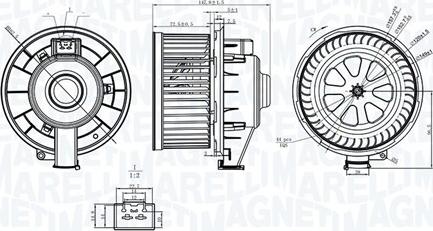 Magneti Marelli 069412253010 - Interior Blower parts5.com