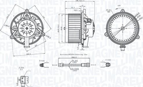 Magneti Marelli 069412742010 - Ventilator, habitaclu parts5.com