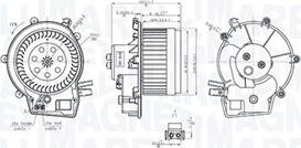 Magneti Marelli 069412763010 - Ventilator, habitaclu parts5.com