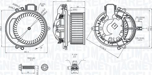 Magneti Marelli 069412722010 - Ventilator, habitaclu parts5.com