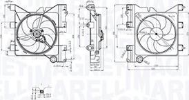 Magneti Marelli 069422852010 - Ventilator, radiator parts5.com