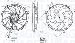 Magneti Marelli 069422865010 - Ventilator, radiator parts5.com