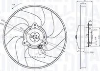 Magneti Marelli 069422866010 - Fan, radiator parts5.com