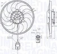 Magneti Marelli 069422860010 - Ventilator, radiator parts5.com