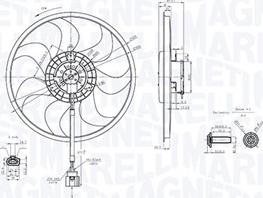 Magneti Marelli 069422889010 - Ventilator, radiator parts5.com